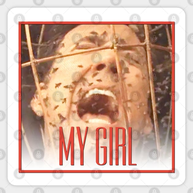 My Girl - Bees - Nicolas Cage Sticker by karutees